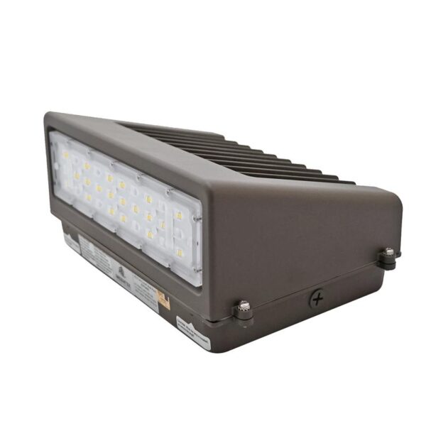 60W LED Full-Cutoff Wall Pack Light 5000K ETL DLC UL IP65  Dark Sky Friendly 