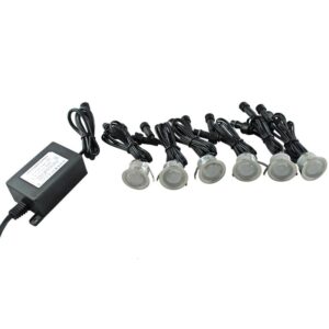 LED Deck Light - Landscape Light - Recessed In Ground Patio Kit - 10 Pc + Driver - Image 12