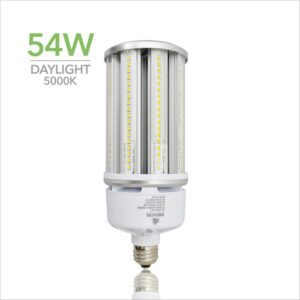 54W LED Corn Light Bulb - Replacement for Fixture 250W MH/ HPS/ HID - 5 Year Warranty - 4kV Surge Protection - (UL+DLC) - Image 3