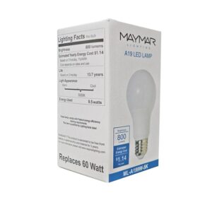 LED A19 - 9.5W - 800lm - Dimmable - UL+ES - Image 3