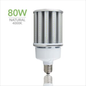 80W LED Corn Light Bulb - Replacement for Fixture 300W MH/ HPS/ HID - 5 Year Warranty - 6kV Surge Protection - (UL+DLC) - Image 3