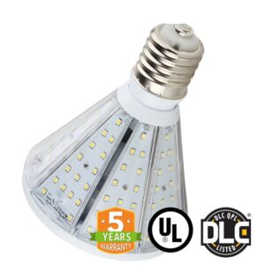 30W LED Corn Bulb Post Top - Bottom Socket - Mogul Base (E39) - (UL+DLC) - Image 3