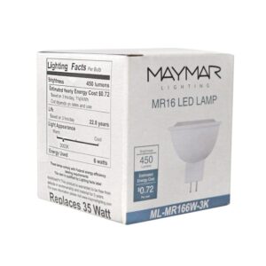 LED MR16 - 6W - 450lm - 35° - Dimmable - UL+ES - Image 3