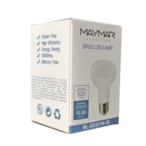 LED BR20 - 7W - 525lm - Dimmable - UL+ES - Image 3