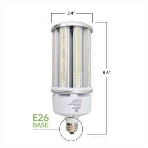 54W LED Corn Light Bulb - Replacement for Fixture 250W MH/ HPS/ HID - 5 Year Warranty - 4kV Surge Protection - (UL+DLC) - Image 5