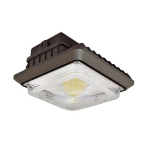 LED Canopy Light - 55W Outdoor Parking Garage Light - Brown & White - (UL+DLC Listed) - Image 3