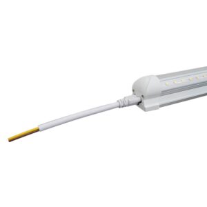 60W 8ft V-Shaped T8 Integrated LED Tube - Clear - Image 4