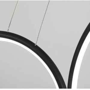 Modern Chandelier LED Light Linear Suspension 6 Ring - Image 5