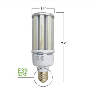 54W LED Corn Light Bulb - Replacement for Fixture 250W MH/ HPS/ HID - 5 Year Warranty - 4kV Surge Protection - (UL+DLC) - Image 6