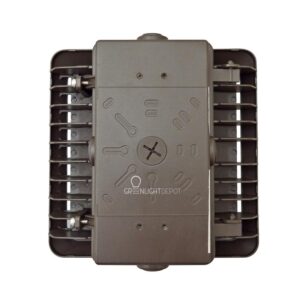 LED Canopy Light - 55W Outdoor Parking Garage Light - Brown & White - (UL+DLC Listed) - Image 4