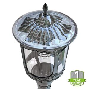 POST TOP SOLAR LED LAMP – 2000 LUMENS - OFF GRID STREET/GARDEN/PARK - Image 7