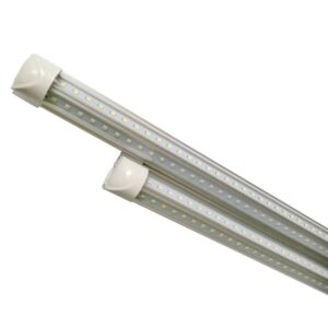 60W 8ft V-Shaped T8 Integrated LED Tube - Clear - Image 9