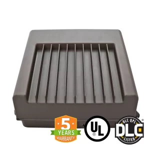 100W LED Wall Pack Light - 13190 Lumens - 320W Equivalent - Full Cutoff - DLC Listed - Image 12