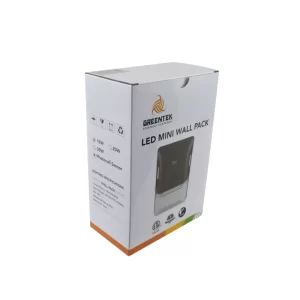 15W LED Mini Wall Pack Light - Small - With Photocell - (ETL + DLC) - Image 9