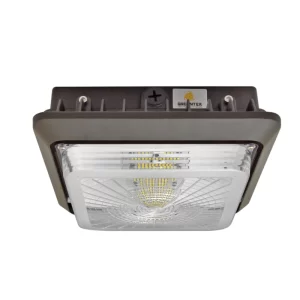 LED Canopy Light - 100W Outdoor Parking Garage Light - Brown & White - (UL+DLC Listed) - Image 11